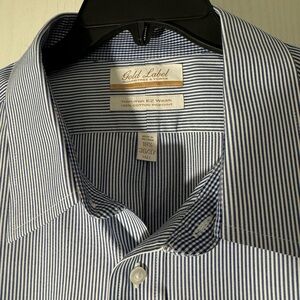Gold label dress shirt men’s 36/37 18 1/2